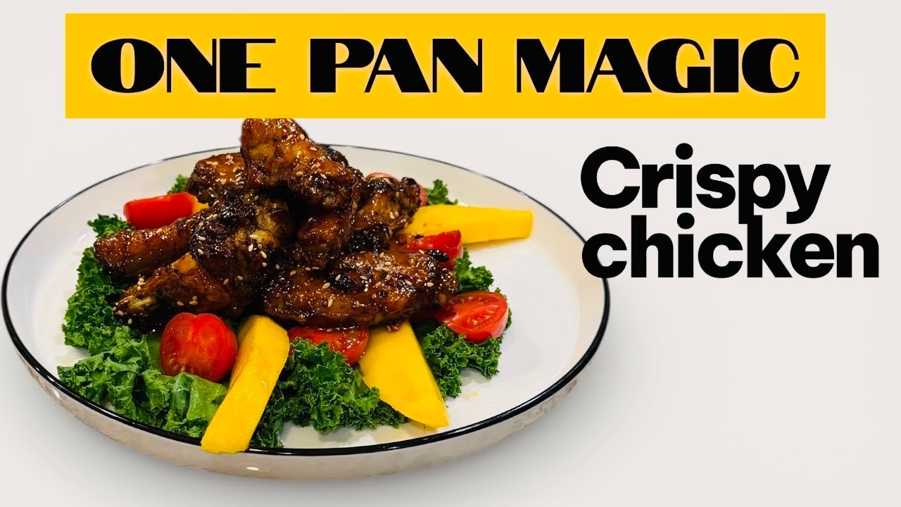 Crispy wings  and Blistered Tomatoes