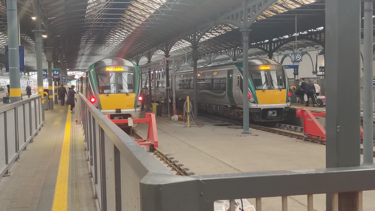 Train Trip Report Waterford to Dublin IE Class 22000 October 2022