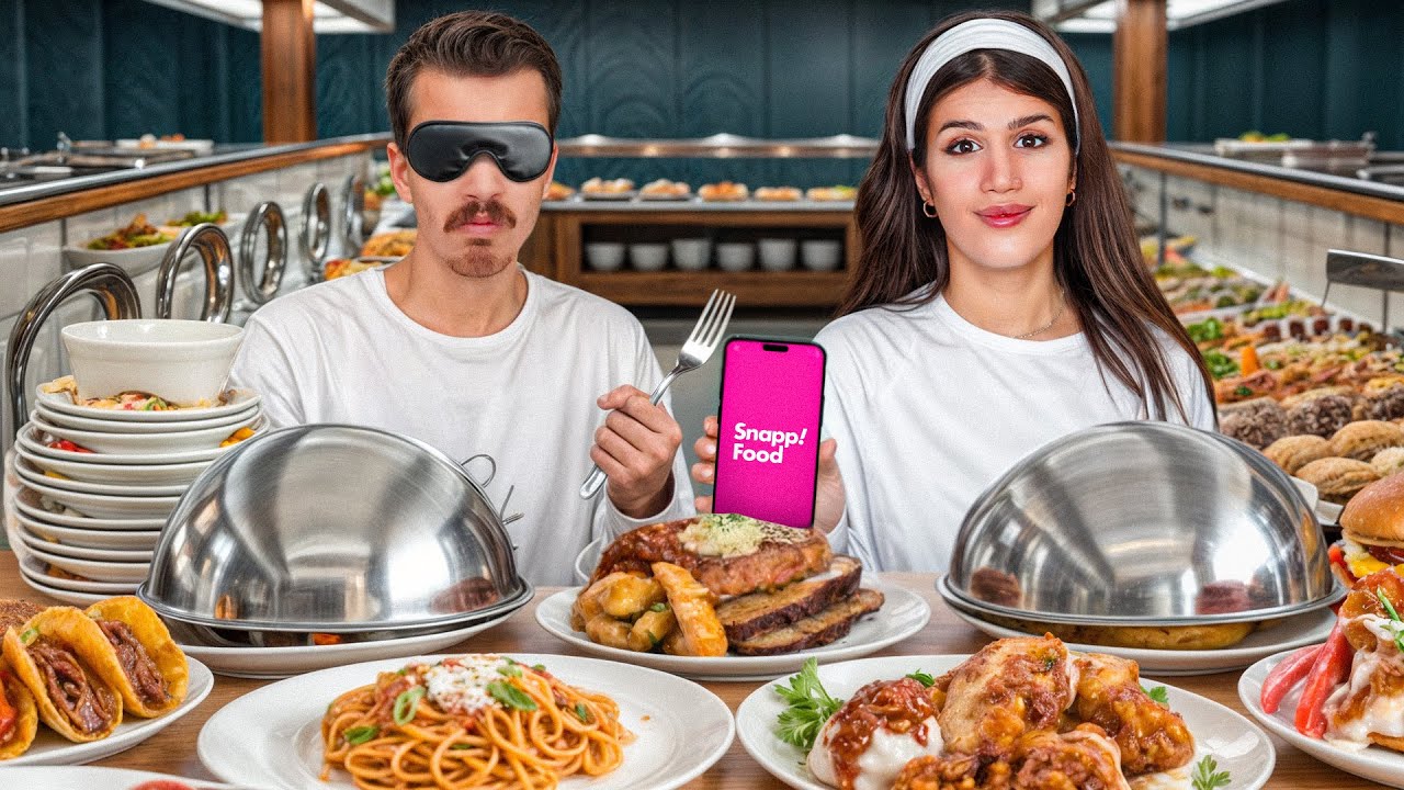 چی میشه اگه با چشمای بسته از اسنپ فود غذا سفارش بدی؟