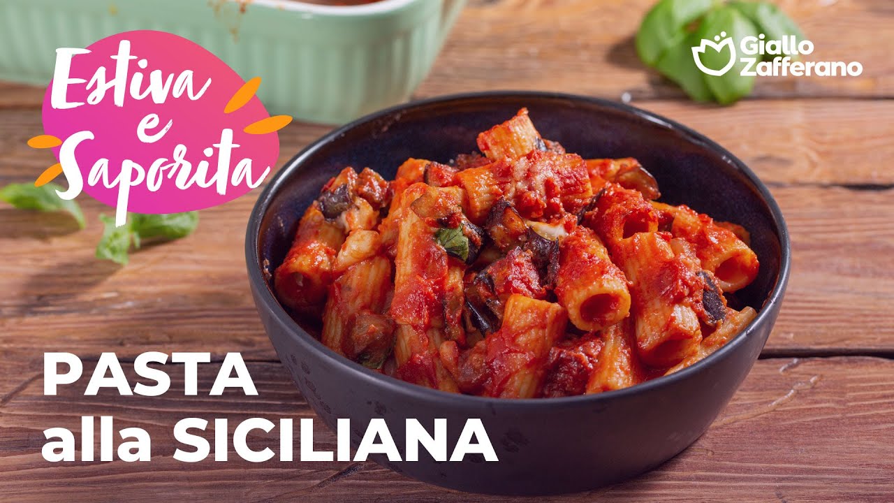 PASTA alla SICILIANA: la RICETTA PERFETTA ESTIVA🤤🍅🍝🍆