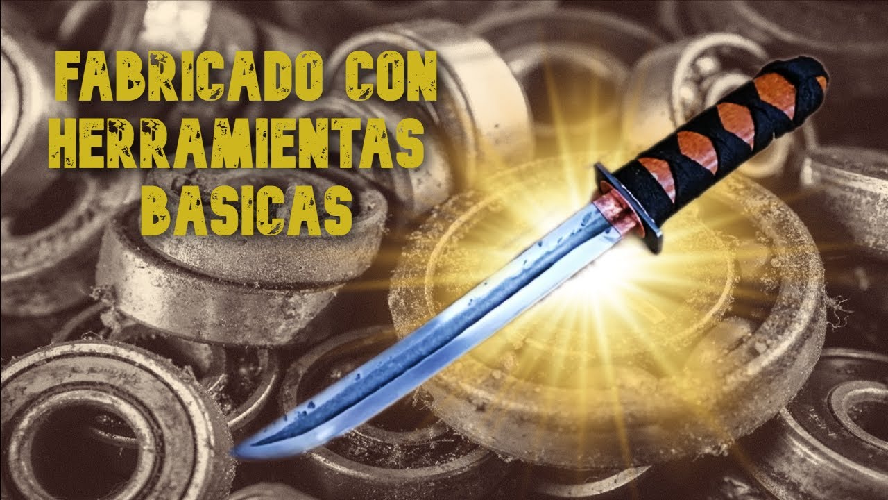 Cuchillo TanTo. Fabricación con herramientas básicas