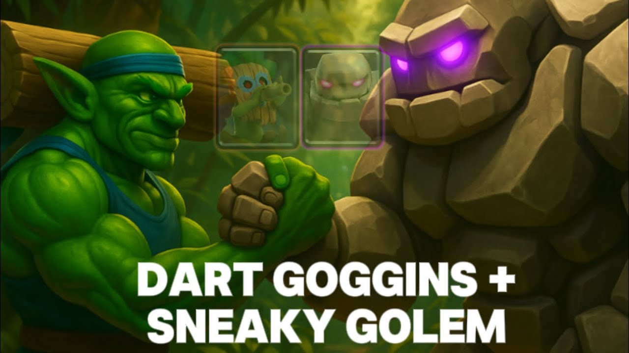 Dart Goggins meets Sneaky Golem!