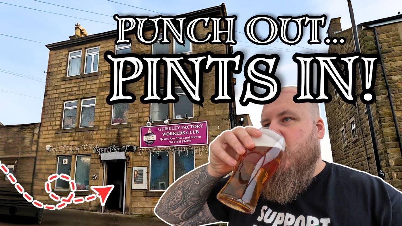 Выпивка в клубе заводских рабочих! — Guiseley Pub Crawl
