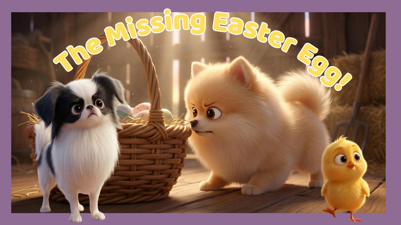 The Missing Easter Egg! - Logan & Lychee Farm Story | Easter Story for Kids