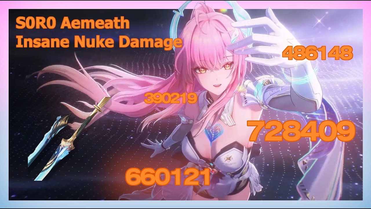 Day 1 ish INSANE S0R0 Aemeath Nuke Numbers I Can't Believe It | Wuthering Waves