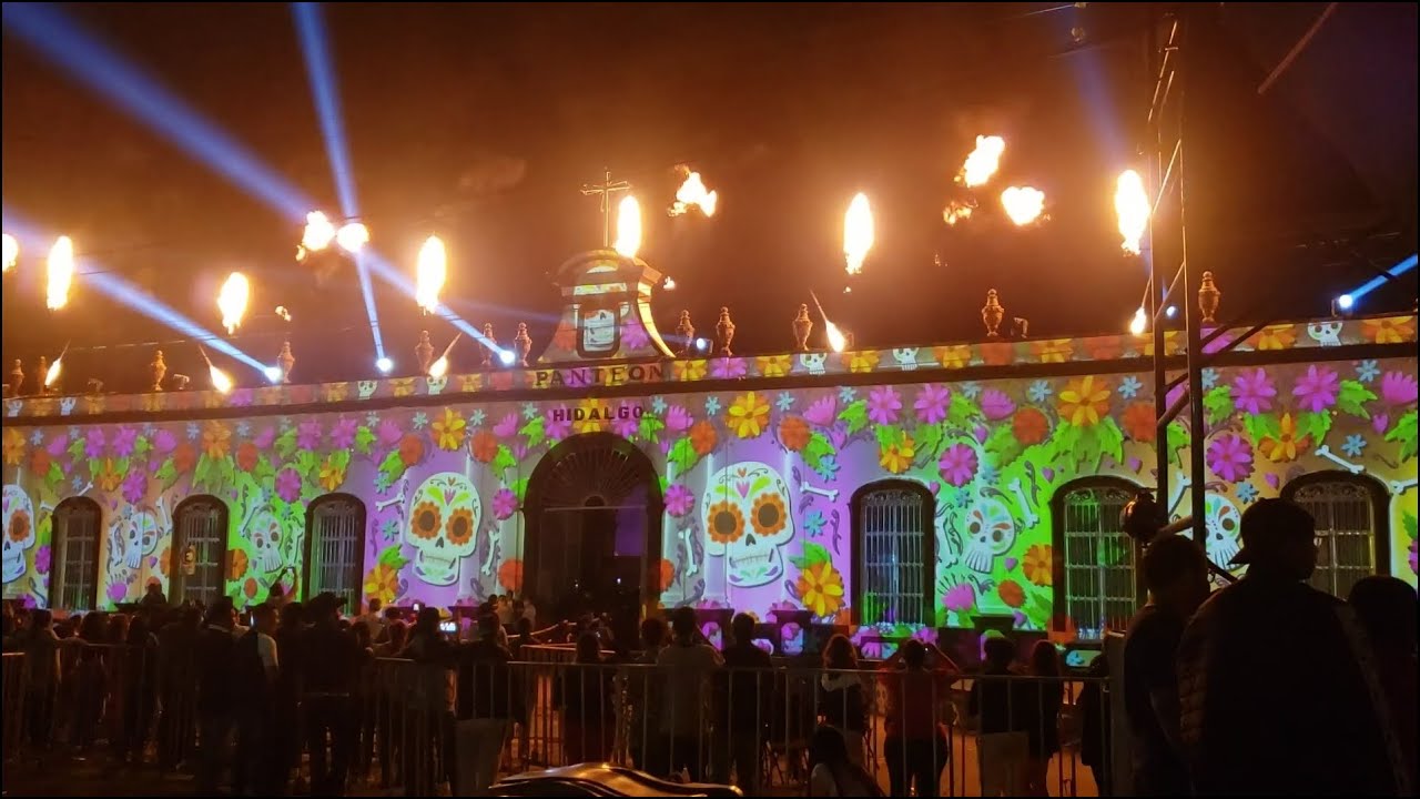 💥Día de muertos Recorrido Nocturno panteon Hidalgo  Tepic #Diademuertos
