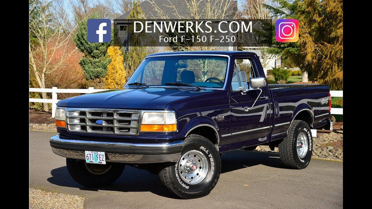 Let's Drive em around! Ford F-150 F-250 DENWERKS 1995 1989 1976 1975 OBS Ford Trucks Classic Fords