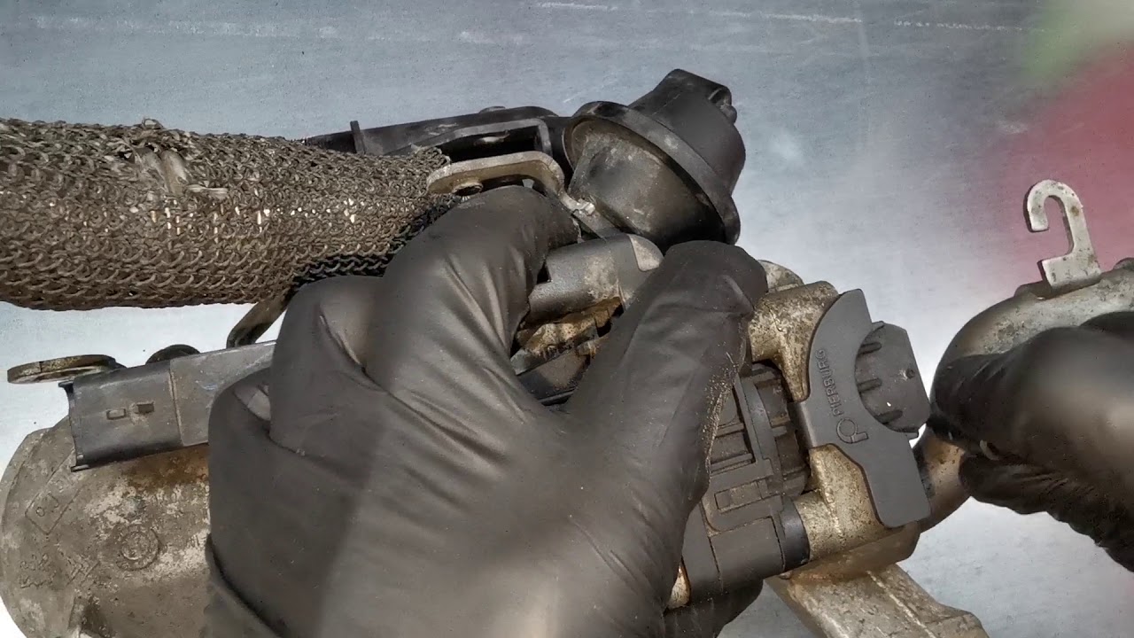 Zaw&oacute;r egr wyjęcie z chłodnicy spalin kolektora ford  peugeot citroen volvo 1.6 HDI część 1 part 1
