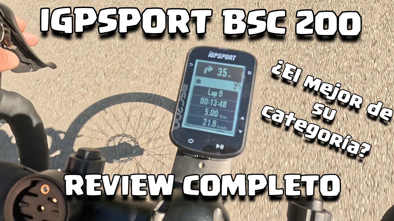 Ciclocomputador IGPSPORT BSC 200 ¿el mejor de su categoría?