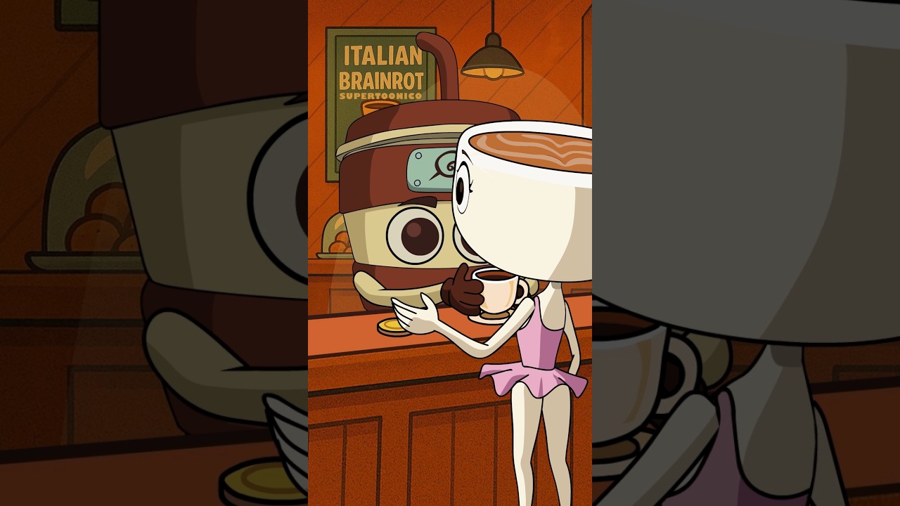 Cappuccino Assassino Coffee Shop - Italian Brainrot Animation