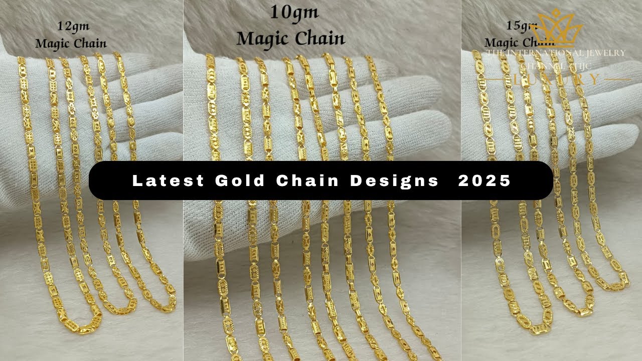 Latest Gold Chain Designs  2025 | New Gold Chains Design #theinternationaljewelrychannel #tijc