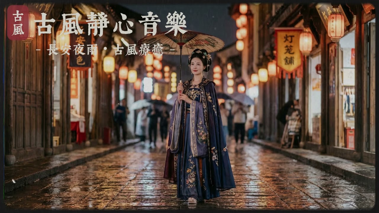 長安夜雨｜等一人未歸 🌙 古風療癒音樂・放鬆・睡眠・靜心