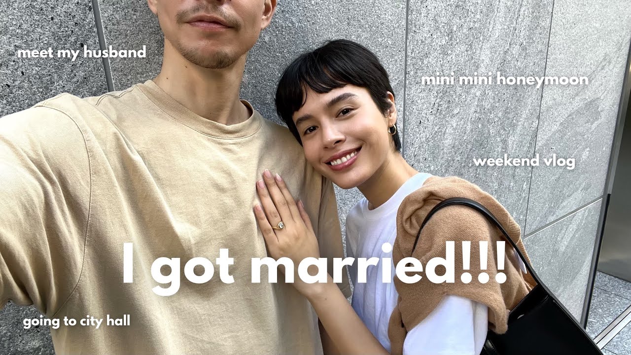 結婚しました🌷夫初登場、ミニミニハネムーン