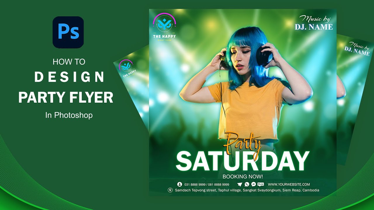 How to Design a Stunning DJ Poster or Party Flyer in Photoshop