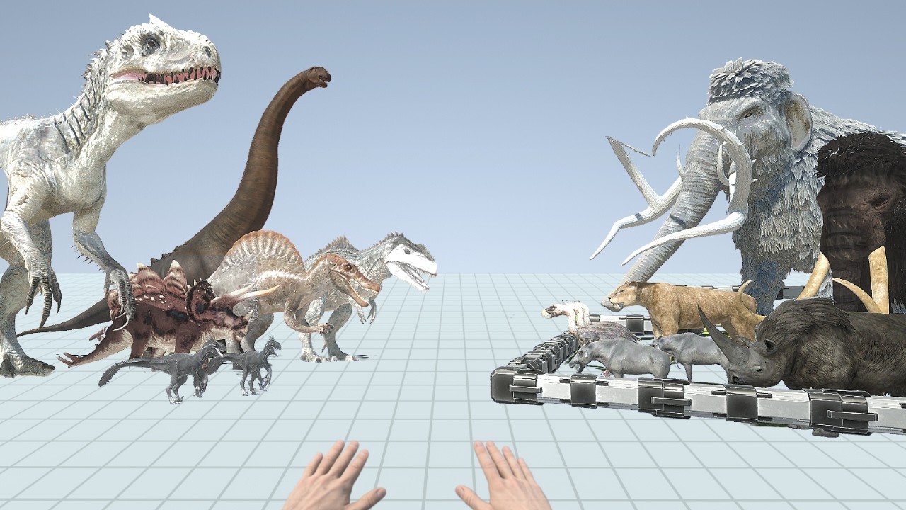 FPS Avatar Rescues Prehistoric Mammals vs Dinosaurs | ARBS