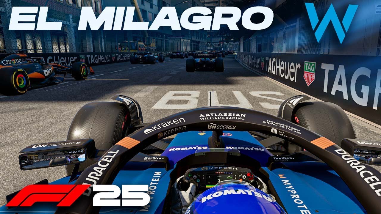 EL MILAGRO DE WILLIAMS | F1 25 CARRERA 50% MONACO | CARLOS SAINZ