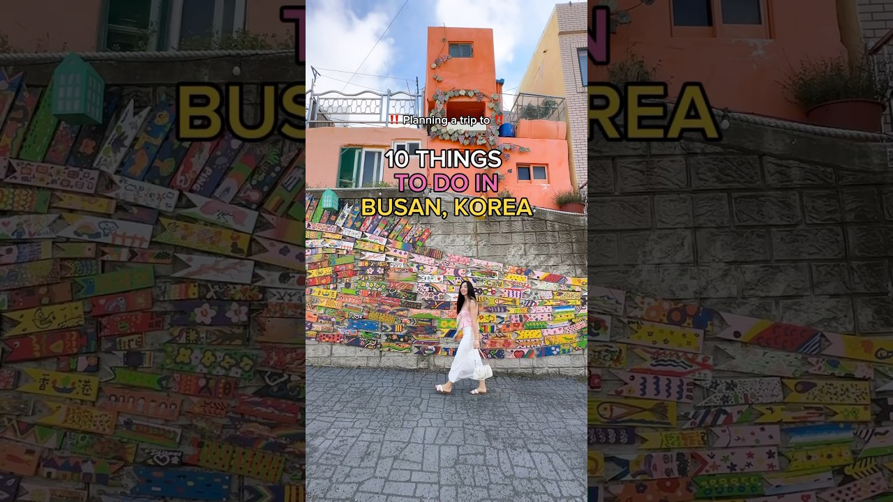 10 вещей, которые нужно сделать в Пусане, Южная Корея 🇰🇷✨ #koreatravel #koreatravelguide #busan