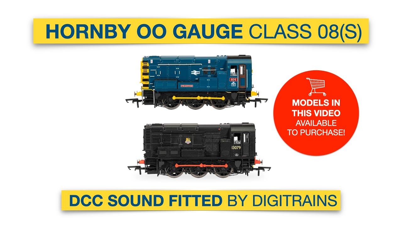 Hornby Class 08s DCC Sound Fitted By Digitrains