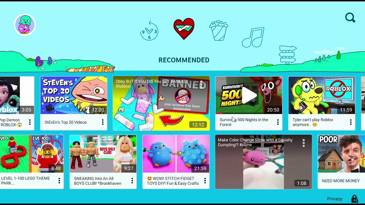 Youtube kids Old music 2022-2019