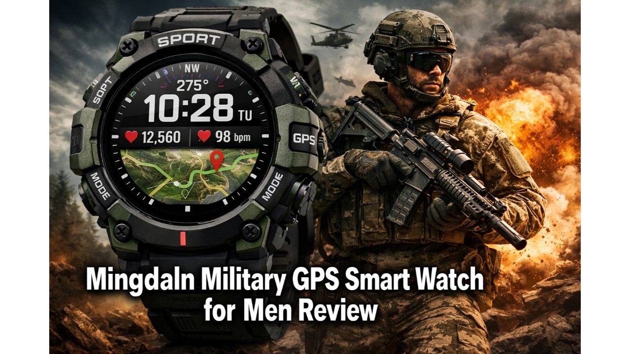 Обзор умных часов Mingdaln Military GPS для мужчин — лучший ли это выбор?