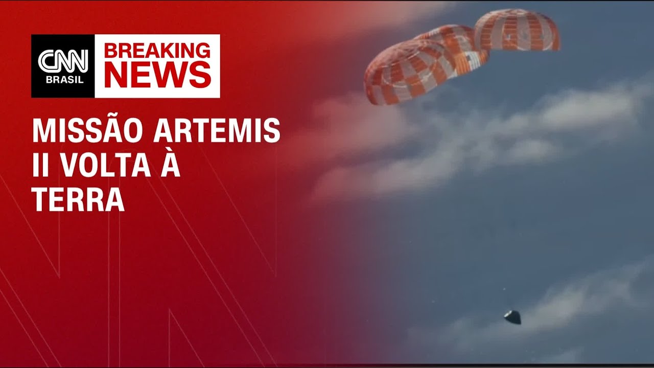 Artemis II volta &agrave; Terra: Veja como foi a chegada com pouso no mar | CNN PRIME TIME