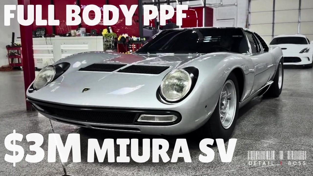 1972 Lamborghini Miura SV Full Paint Protection Film Install | Preserving a $3.5M Icon