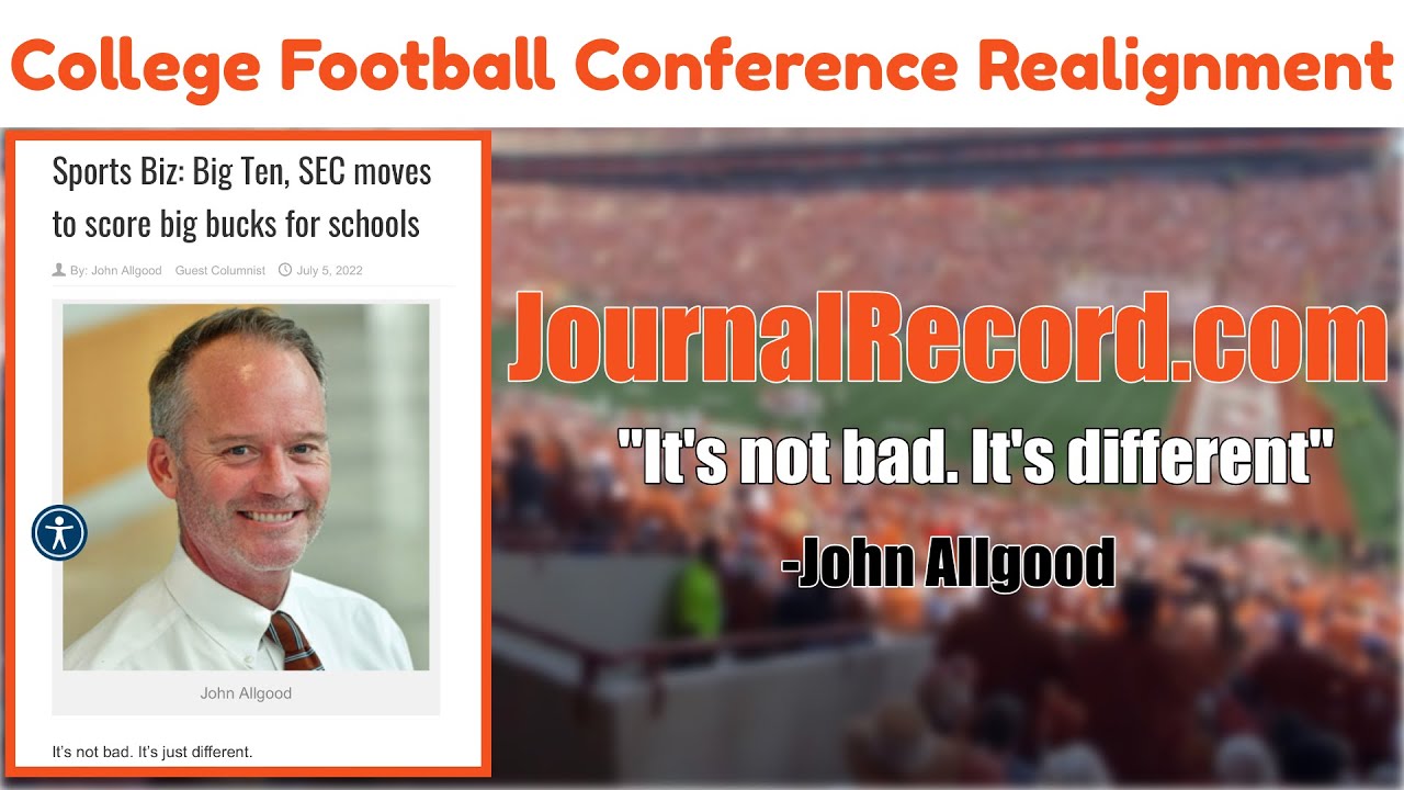 Episode 153 with John Allgood, the economics behind conference realignment and college athletics