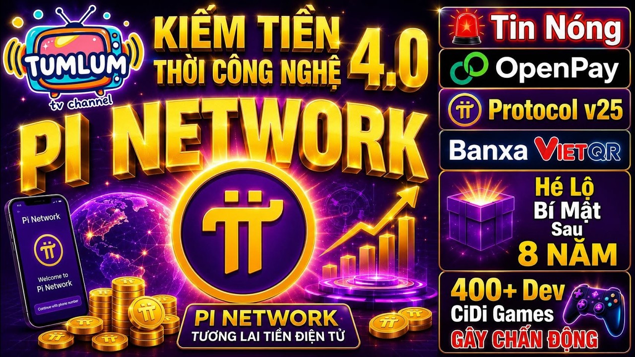 PI NETWORK|🚨Tin N&oacute;ng: OpenPay, Protocol v25 & Banxa Viet QR H&eacute; Lộ B&iacute; Mật Sau 8 Năm