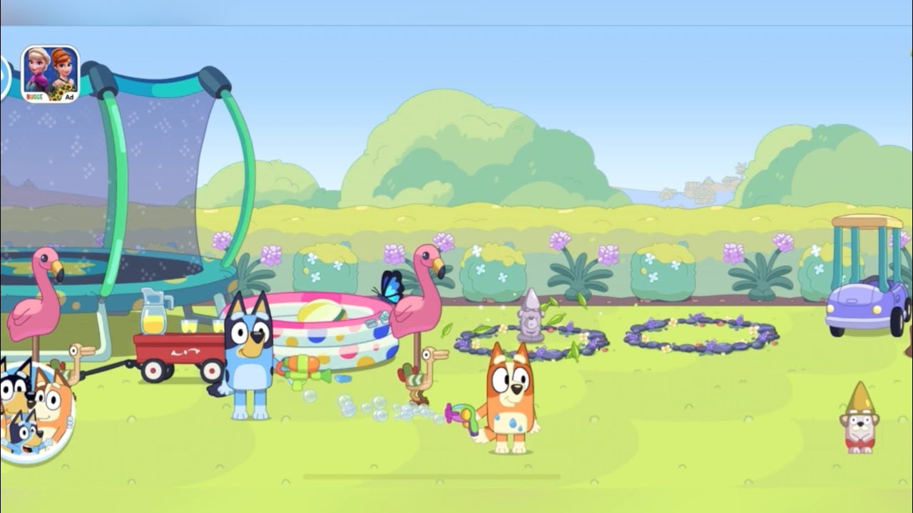 Bluey Game Time | Backyard Cleanup & Yummy Kitchen Fun!