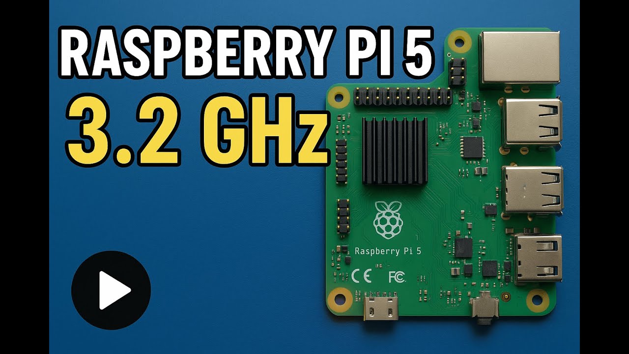 Overclocking raspberry pi 5 to 3.2 Ghz