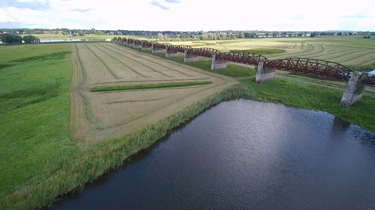 Eisenbahnbrücke Dömitz   Youtube Version