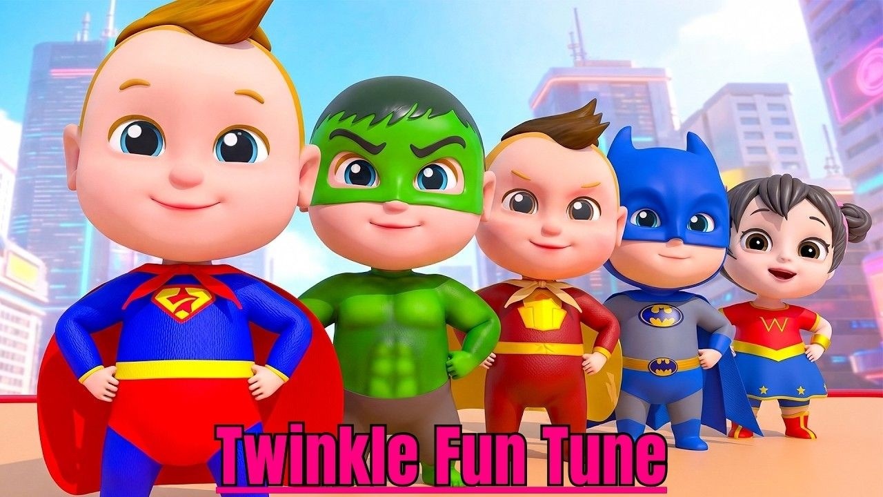 Kids Turn into Superheroes 🦸‍♂️ | Superhero Team Song for Kids 🎵
