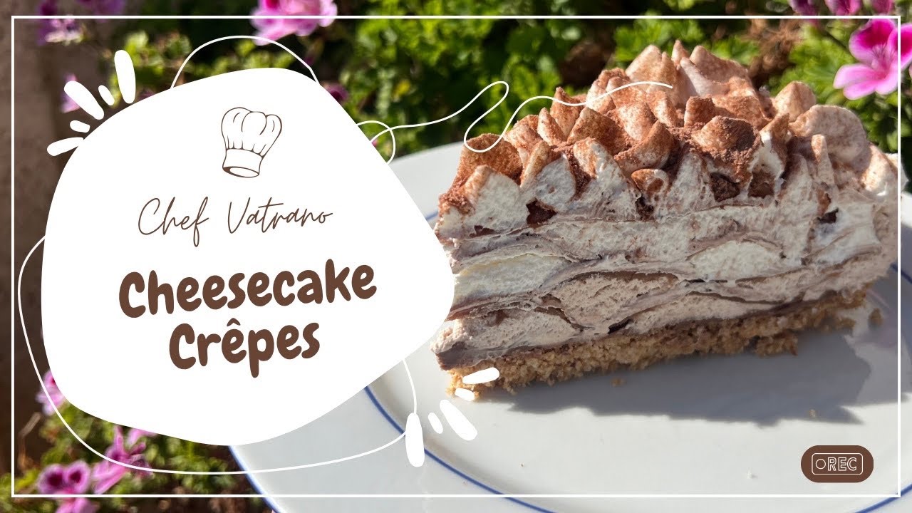 La torta pi&ugrave; facile del mondo - cheesecake cr&ecirc;pes