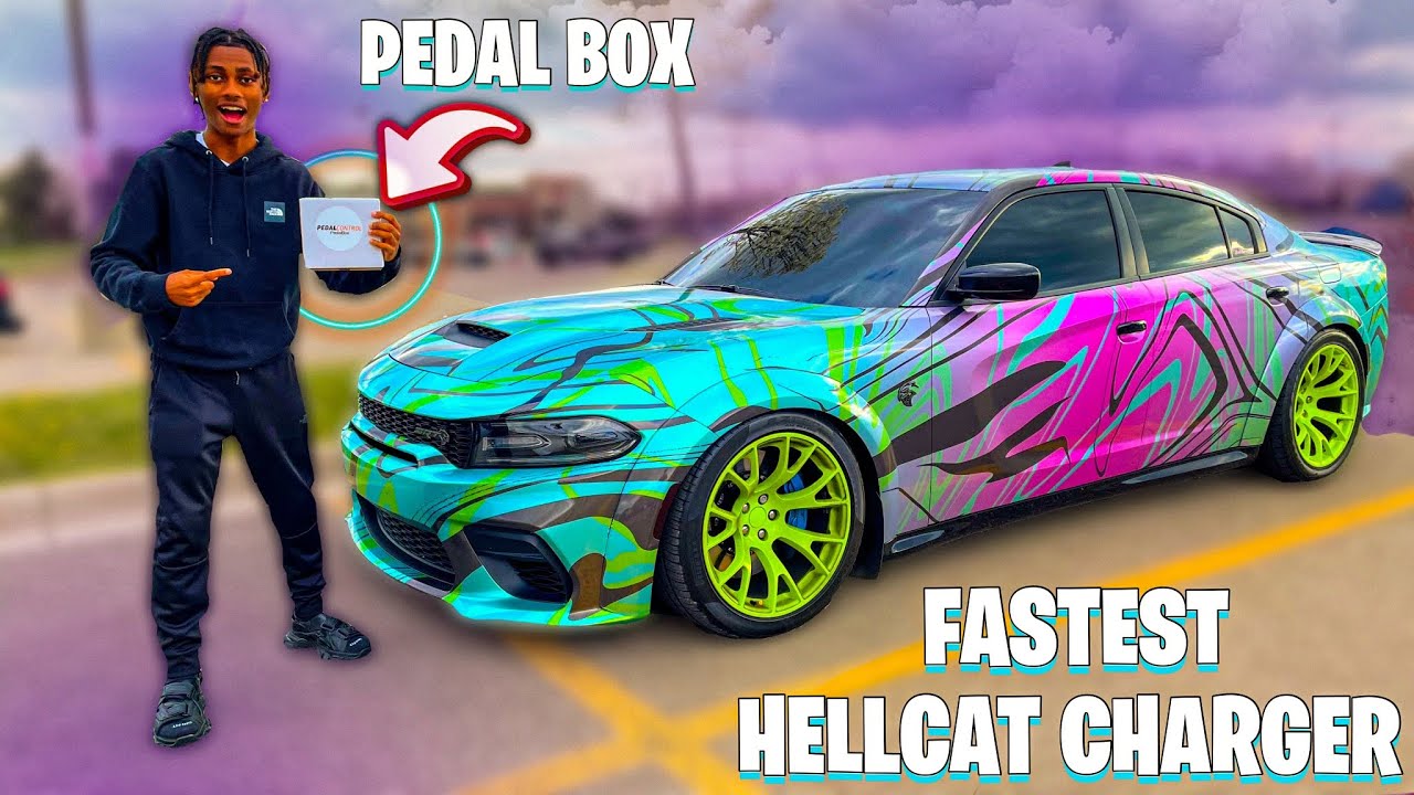 INSTALLING NEW PEDAL BOX ON MY HELLCAT REDEYE *HUGE PERFORMANCE BOOST*