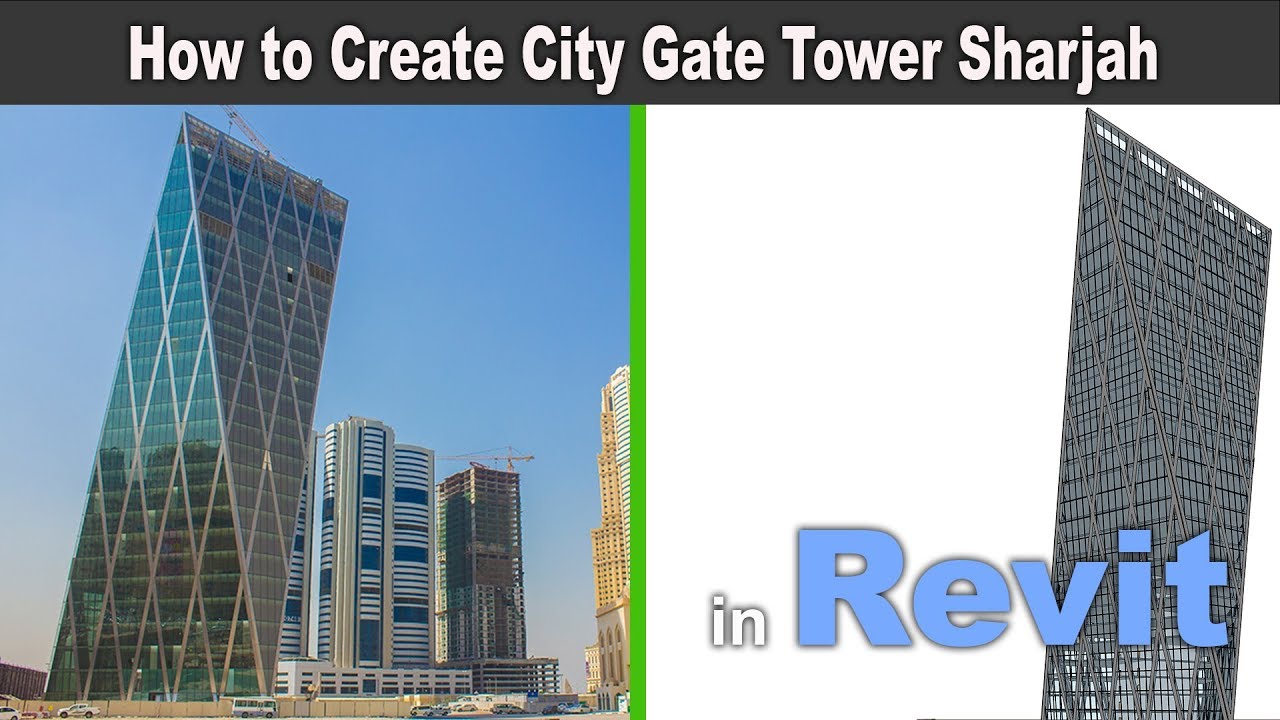 How to Create Modern Glass Facade Tower in Revit | Revit Tutorial