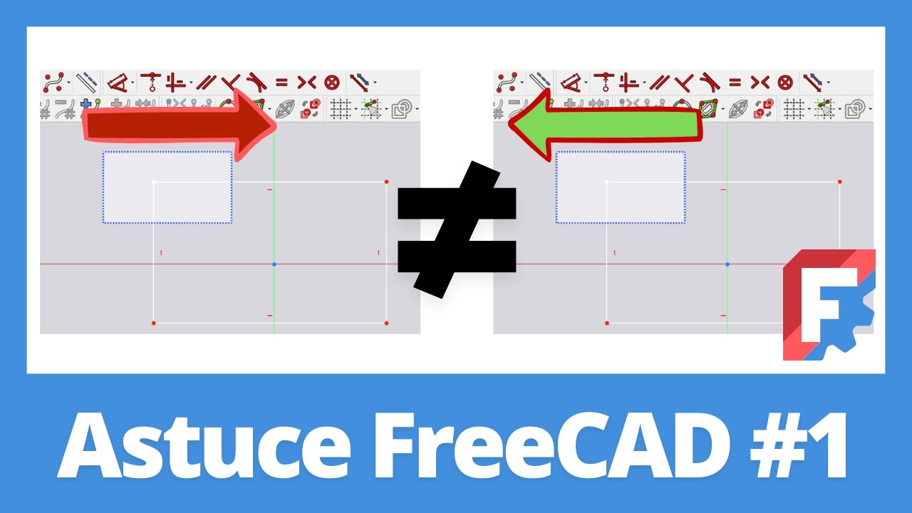 Astuce FreeCAD #1 : Boite de Sélection dans une Esquisse