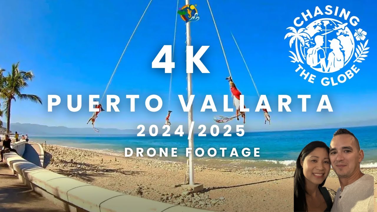 Puerto Vallarta 2024 / 4K Drone Footage / House Music Scenic Film with EDM Music / Canto Del Sol