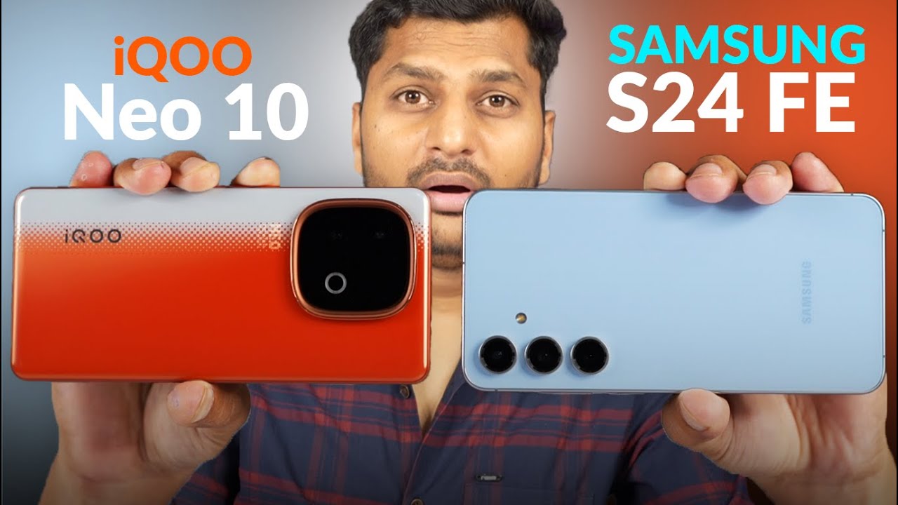 iQOO Neo 10 vs Samsung S24 FE Camera Test & Review with Full Comparison *Best Phone Under 35000*