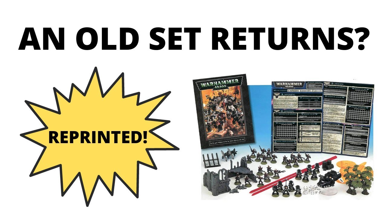 Old Third Edition Starter Set REPRINTED by Games Workshop!