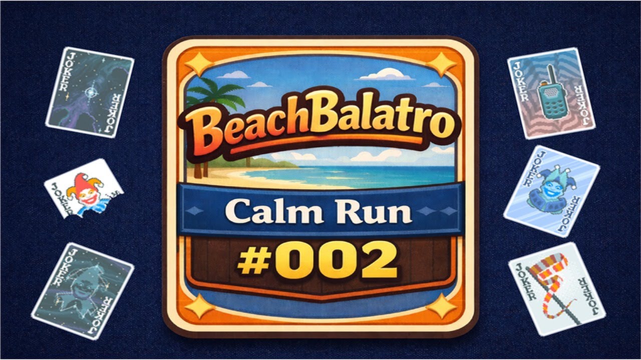 BeachBalatro &ndash; Calm Run #002 | Red Deck | Win