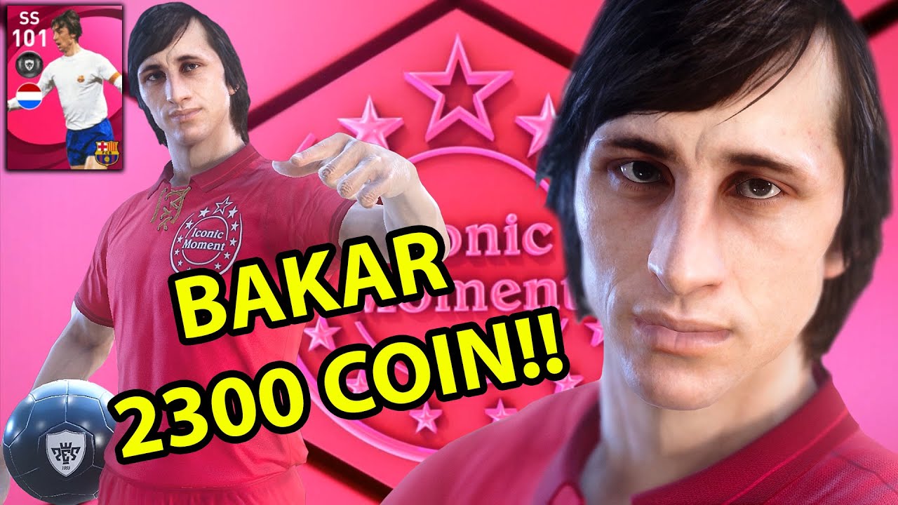BAKAR 2300 COIN DI ICONIC BARCELONA! GW SANGAT HOKI! TERIMA KASIH KONAMI!