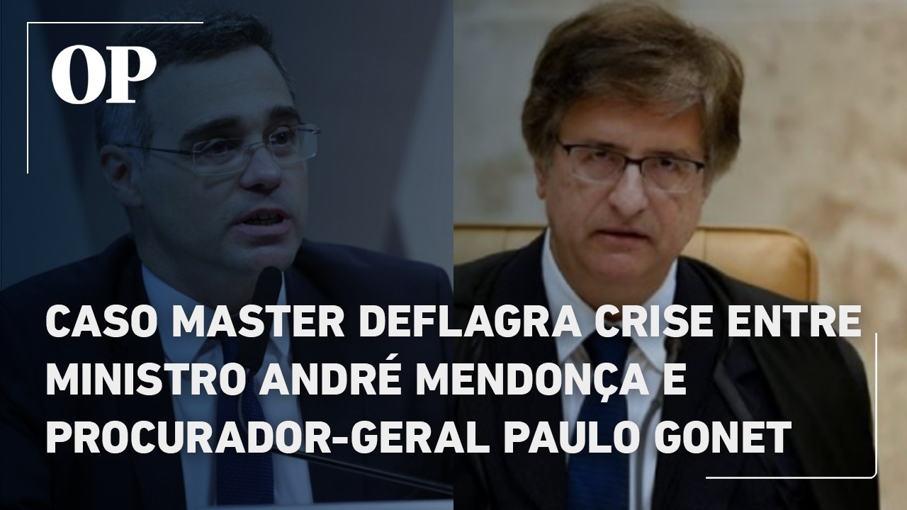Caso Master deflagra crise entre ministro André Mendonça e procurador-geral Paulo Gonet; entenda