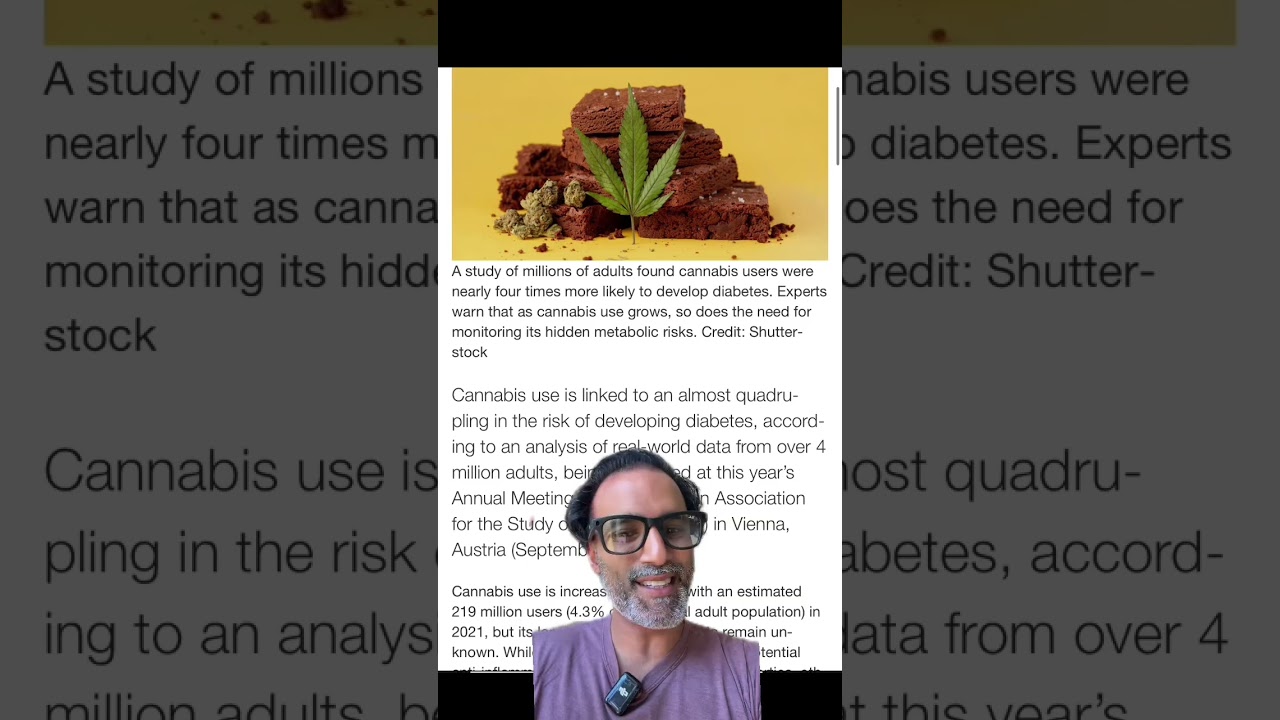 Cannabis use linked to diabetes. 