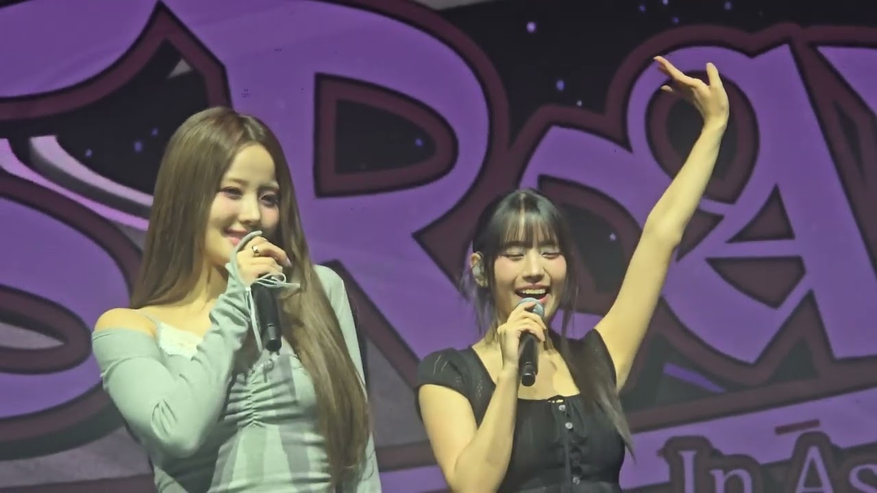250425 kiss of life kiss road singapore soundcheck - chemistry,  TTG , sticky