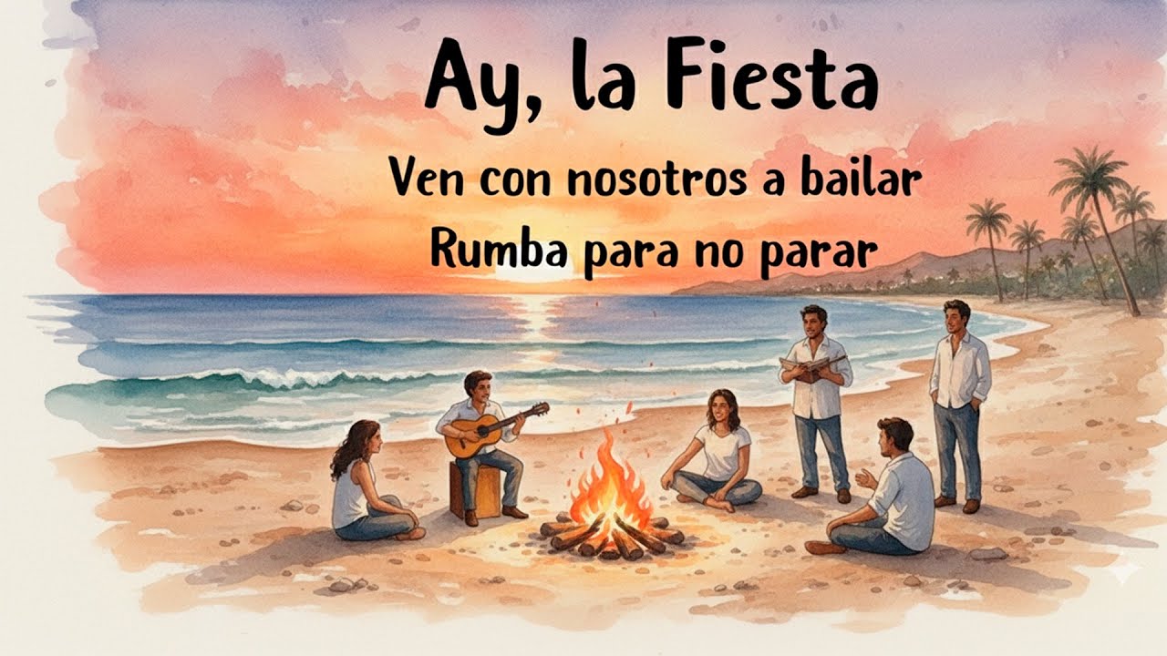 Rumba flamenca , Ay! , la Fiesta - estilo Gipsy Kings, Peret - Rumba para no parar.