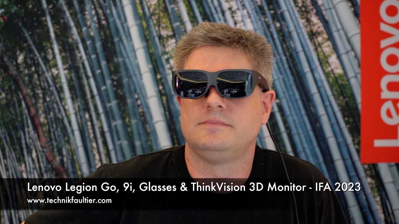 Lenovo Legion Go, 9i, Glasses & ThinkVision 3D Monitor - IFA 2023