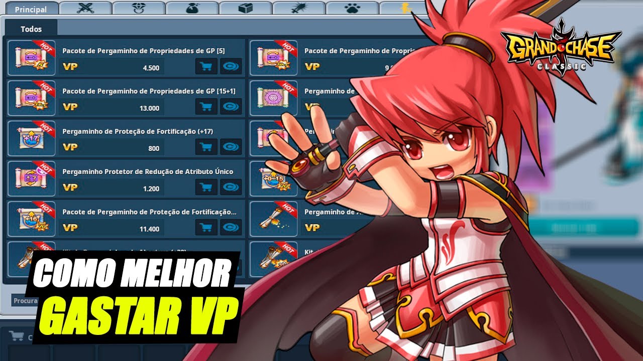 Como Melhor Gastar o VP no Grand Chase Classic