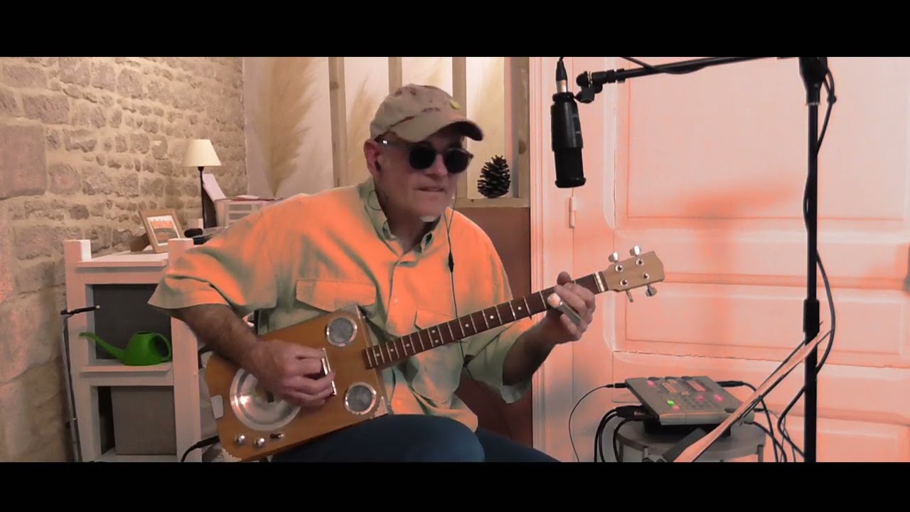 JJ Cale...Crazy Mama...Cigar Box Guitar ( cover )