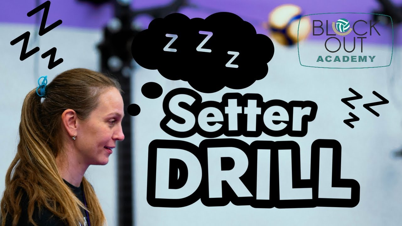 Volleyball Setter Z Drill! #blockoutacademy #volleyball #setter #setting #settertraining #tehničar