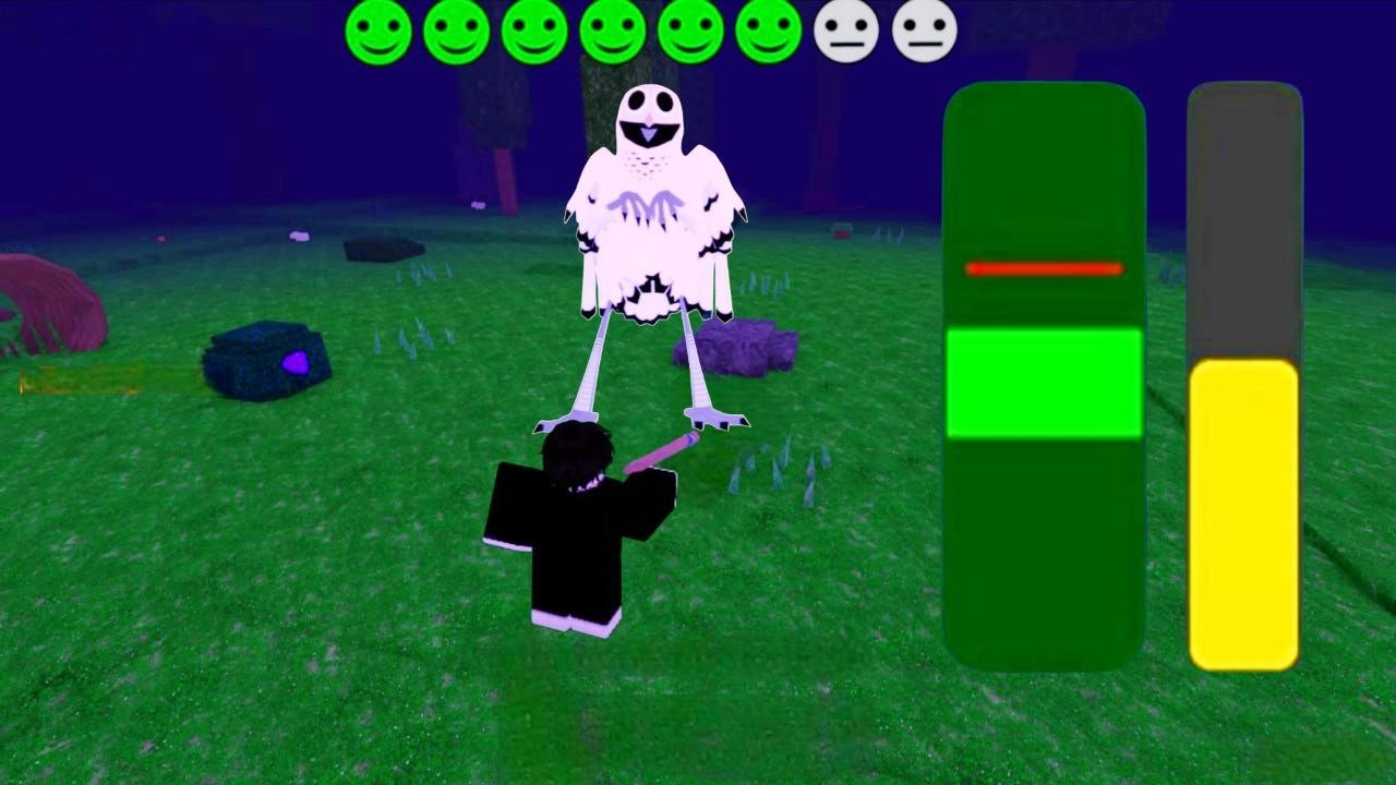 I tamed an owl in 99 nights of the forest ROBLOX